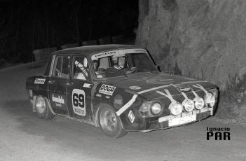 Antoni Cruells-Josep Saborit (Renault 10). Criterium Montseny-Guilleries 1976 (Foto: Ignacio Par)